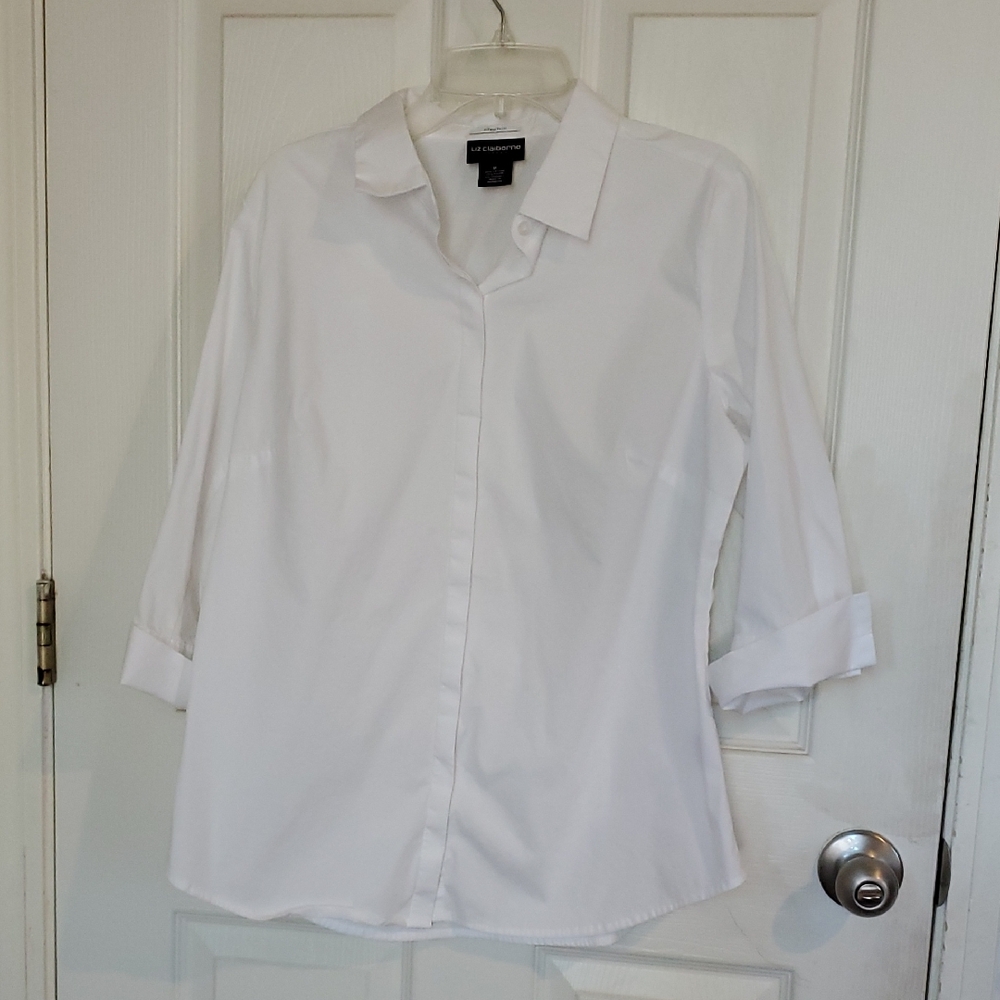 3 1/4 Sleeve Button Shirt